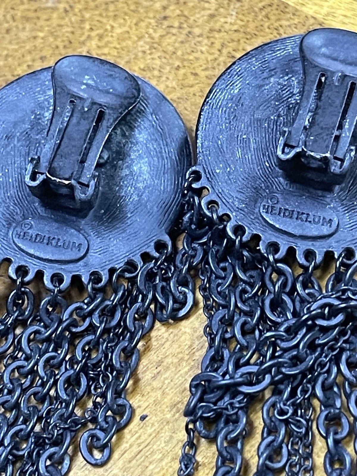 Heidi Klum Signed Jewelry Lot. 2 Necklaces & 2 Pr Earrings