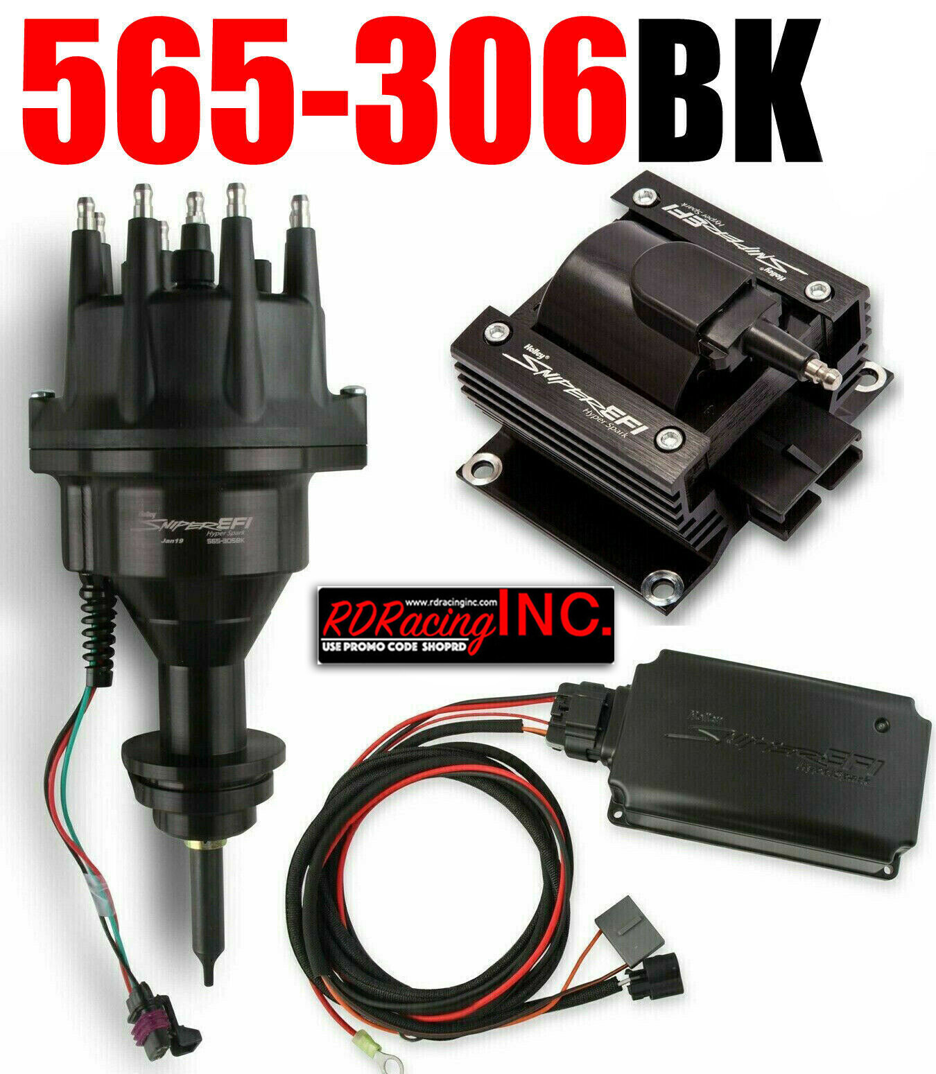 SNIPER EFI 565 306BK HYPERSPARK DISTRIBUTOR COMBO FOR CHRYSLER 426 / 440