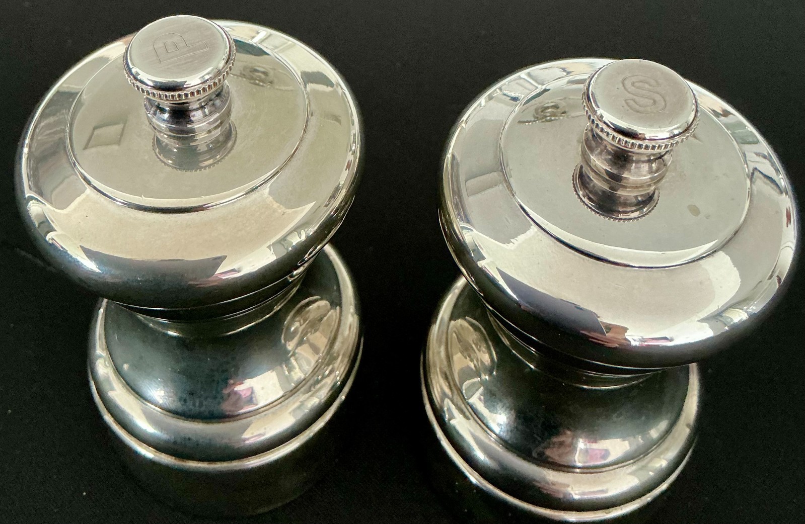 🔥Look New! Peugeot Mignonette Bistro Hi Quality Heavy Silver Salt&Pepper Mills