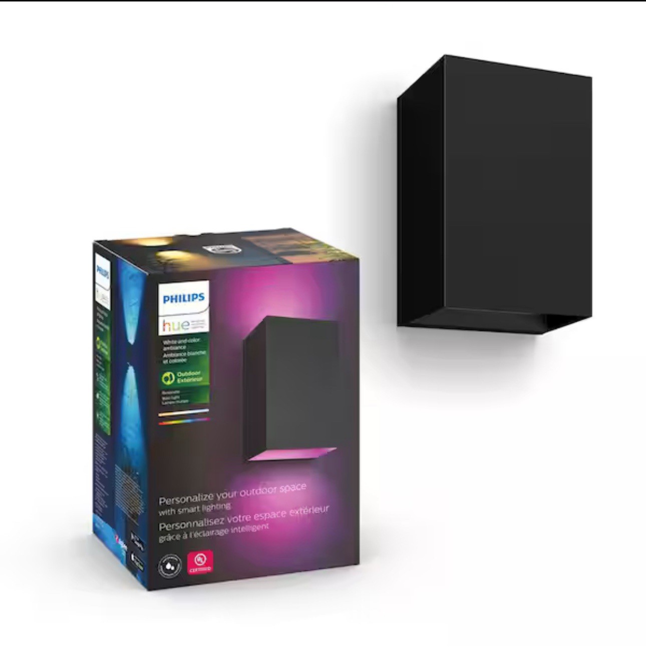 Philips Hue Resonate White & Color Ambiance Outdoor Wall LED Wall Light