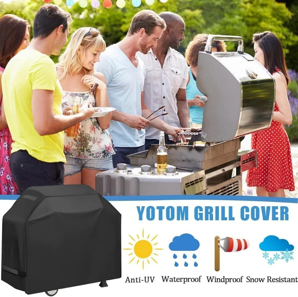 BBQ Gas Grill Cover Barbecue Waterproof Outdoor Heavy Duty UV Protection 57 Inch