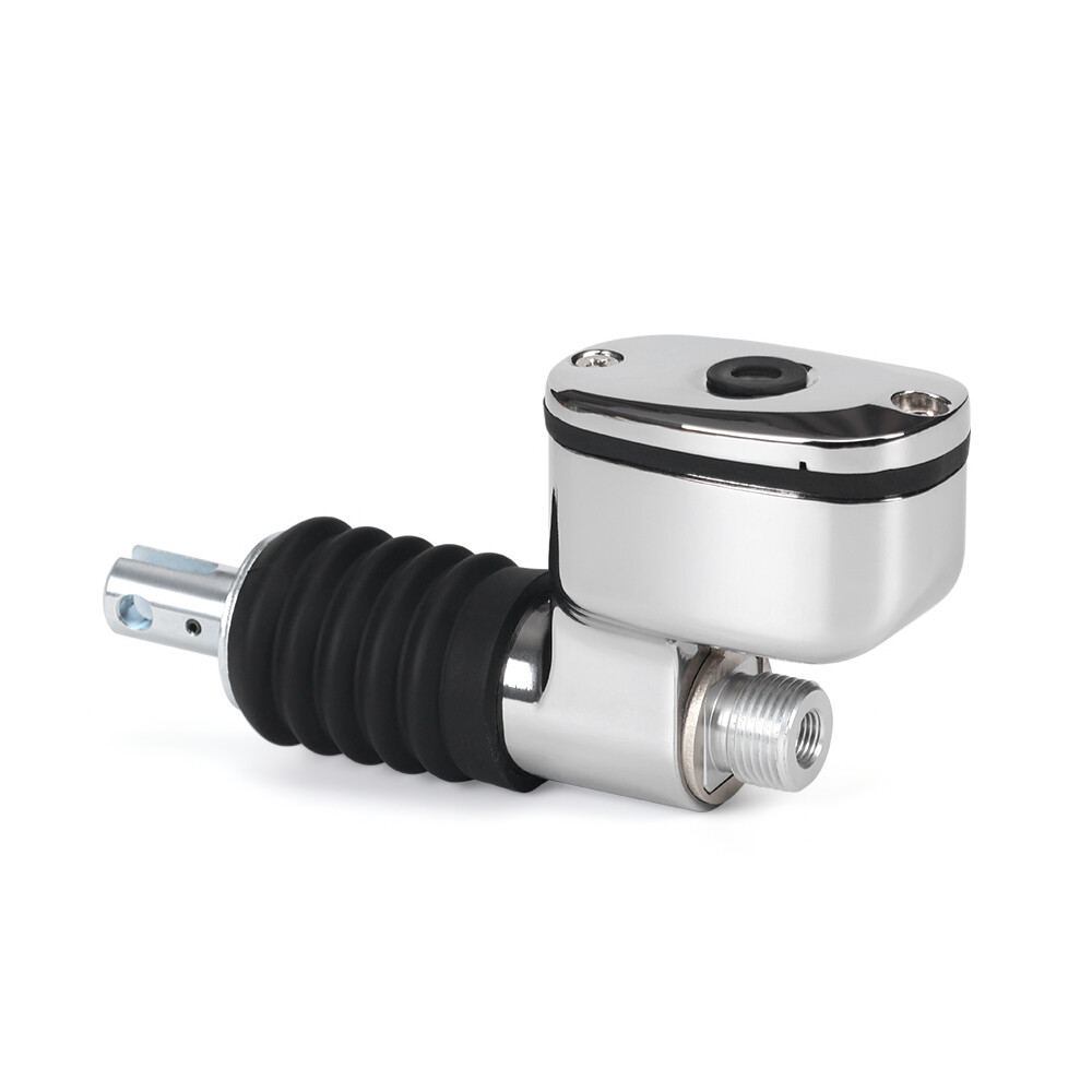 Chrome Rear Brake Master Cylinder For Harley HD FLT Softail 41755-99 41767-05A