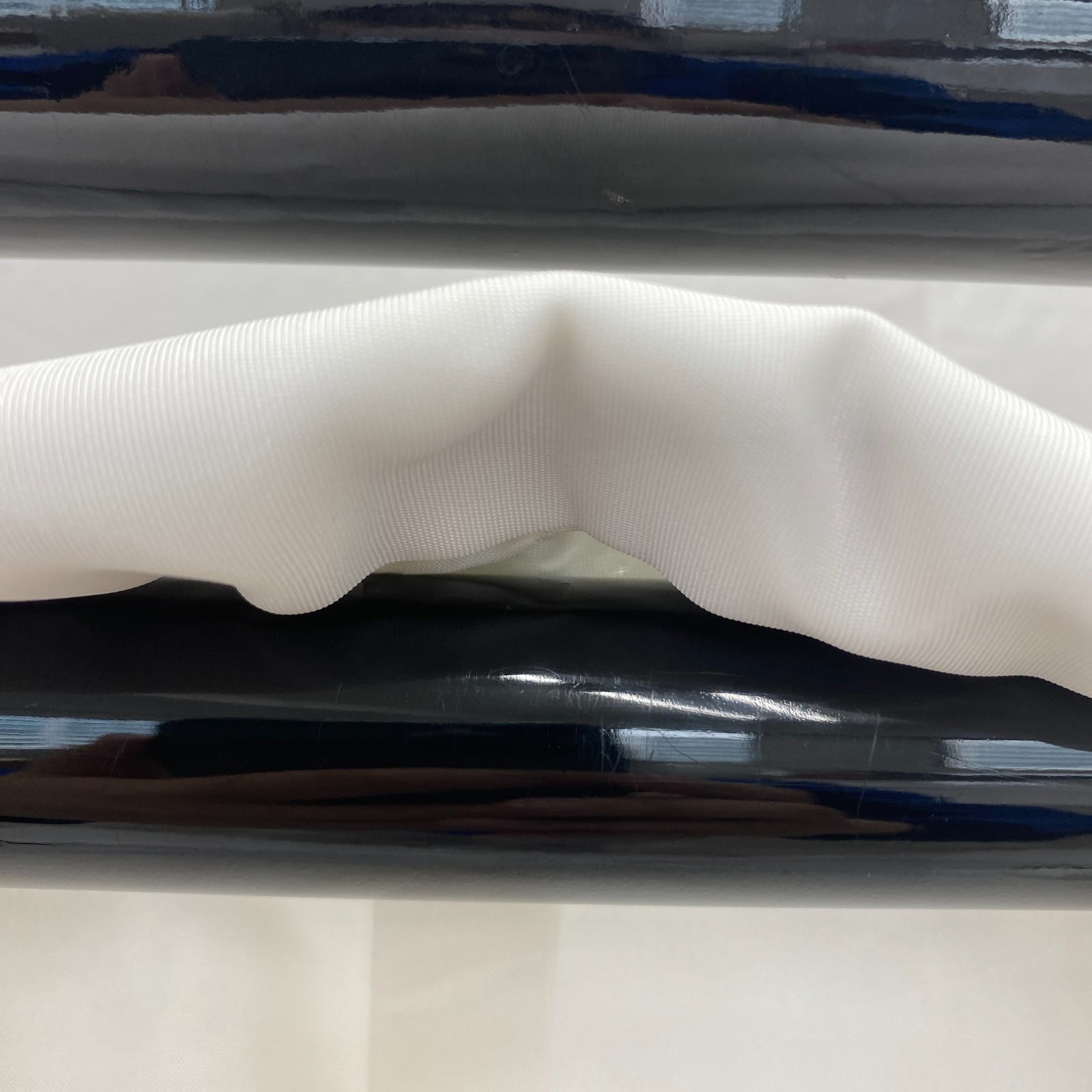 Japanese Vintage Kimono Juban Polyester White Traditional Authentic Length 53 in