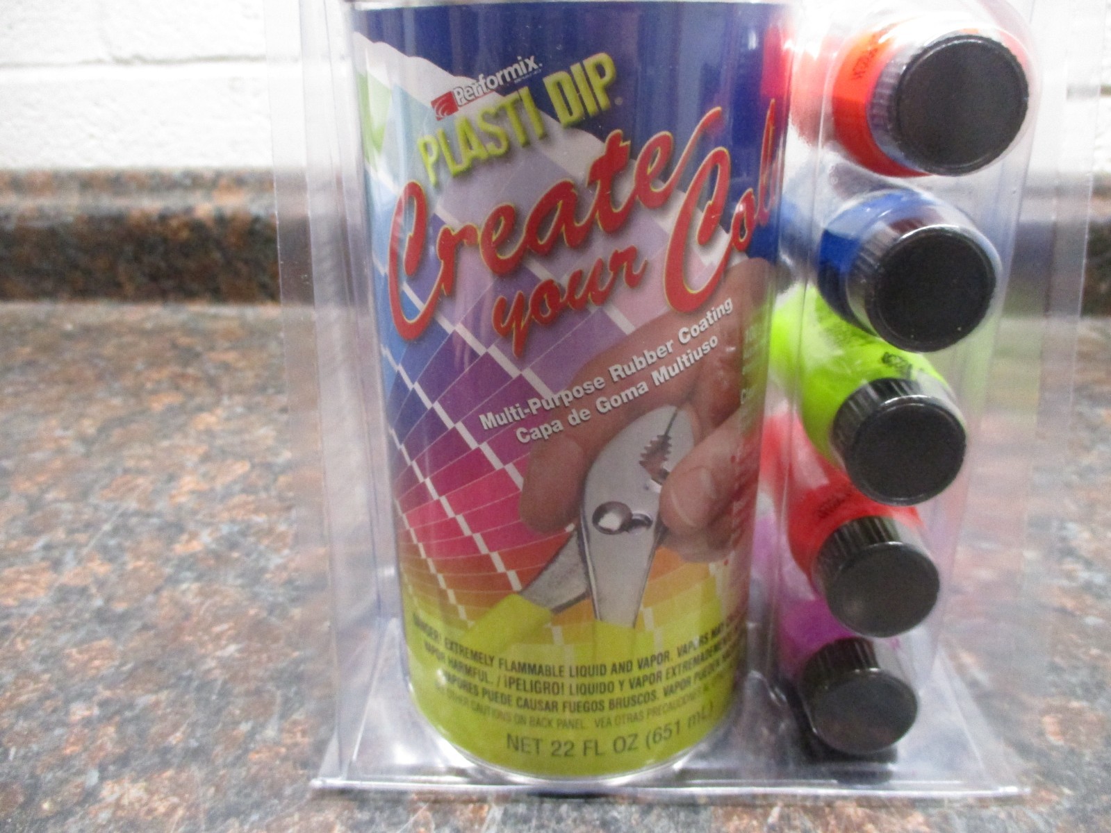 Performix 12220 KIT Plasti Dip Clear 22 Oz. Dip Can CREATE YOUR COLOR NEW