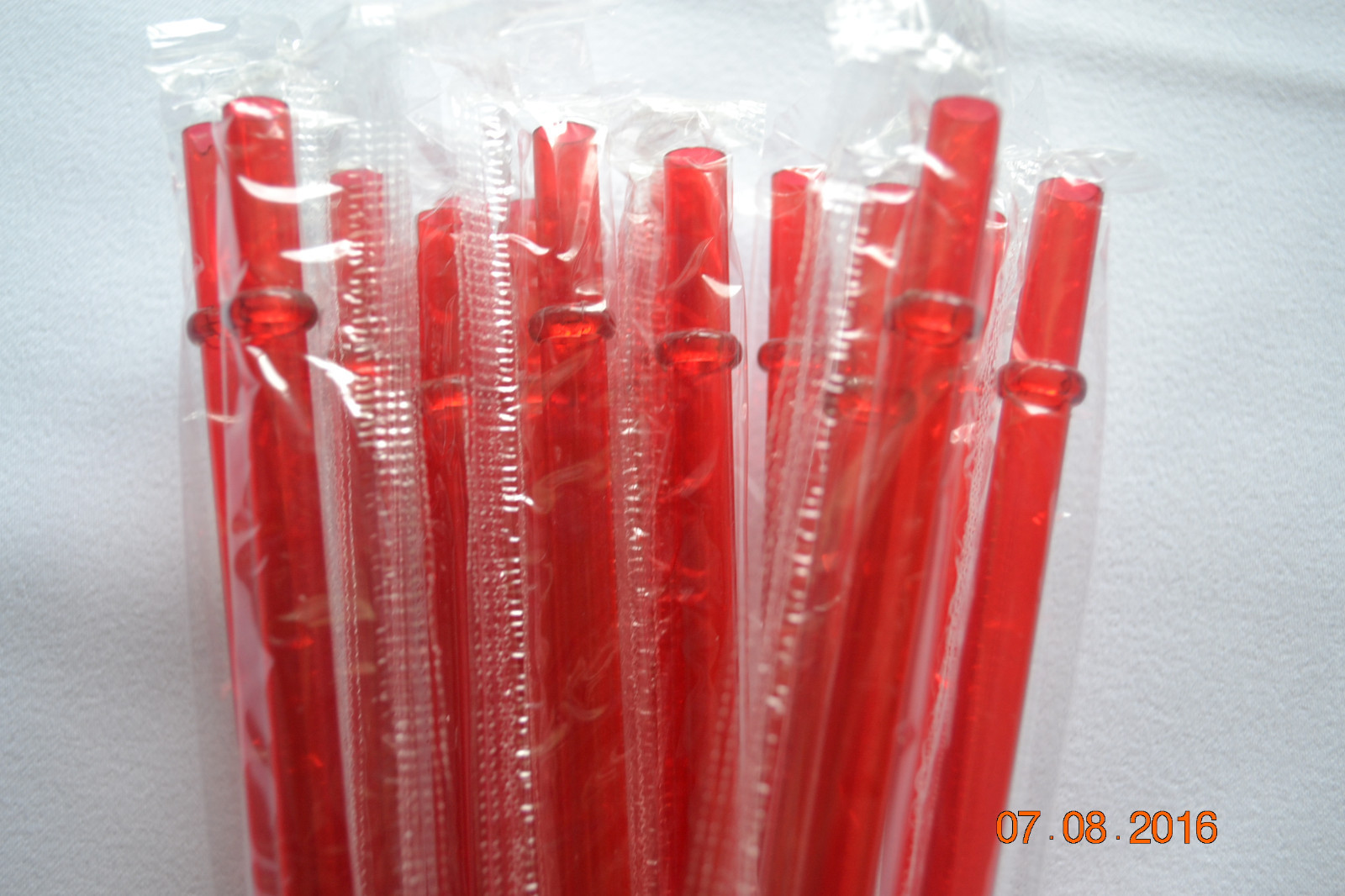 Reusable Straws Clear Solid Colors Plastic Acrylic 9” Rings BPA Free Sealed #2
