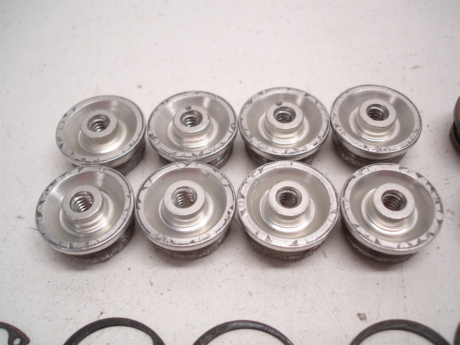 10 NASCAR GM R07 R07.2 ENGINE BLOCK WATER FREEZE PLUGS & CLIPS ECR HENDRICK