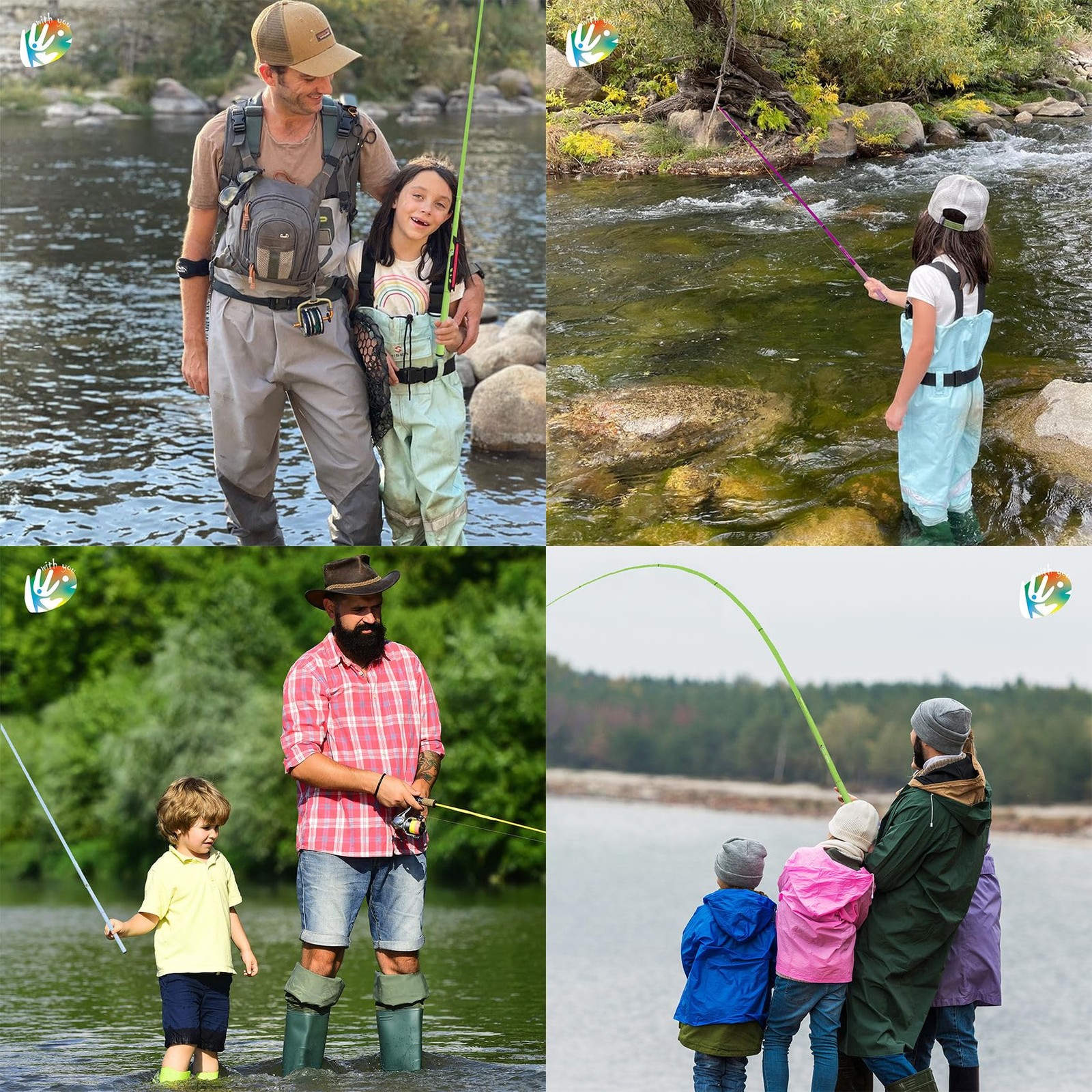 Freshstart Tenkara Rod in 7Ft/8Ft, Complete Beginner Tenkara Rod Kit, 24T Carbon