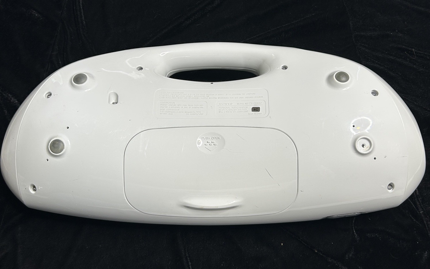 Sony BOOM BOX ZS-XN30 Personal Audio System CD Player Radio Tested READ Descript