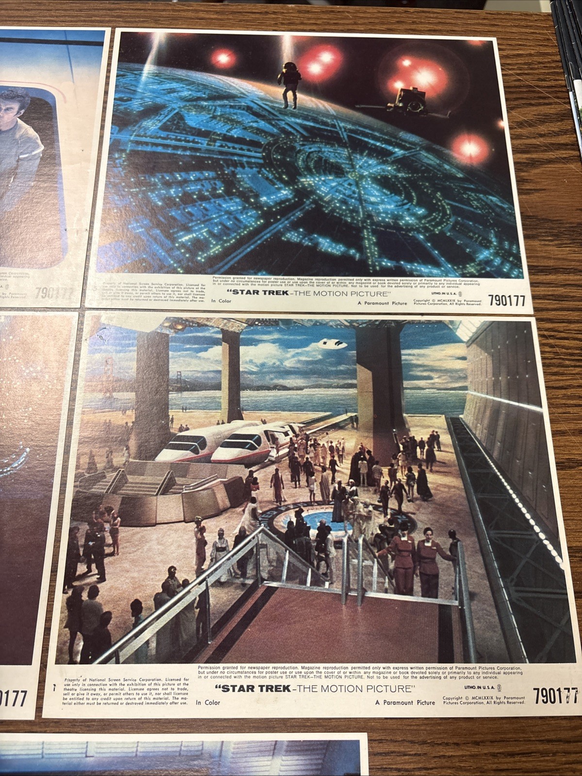 Star Trek The Motion Picture Original Lobby Card Set of 5 Movie Press Photos