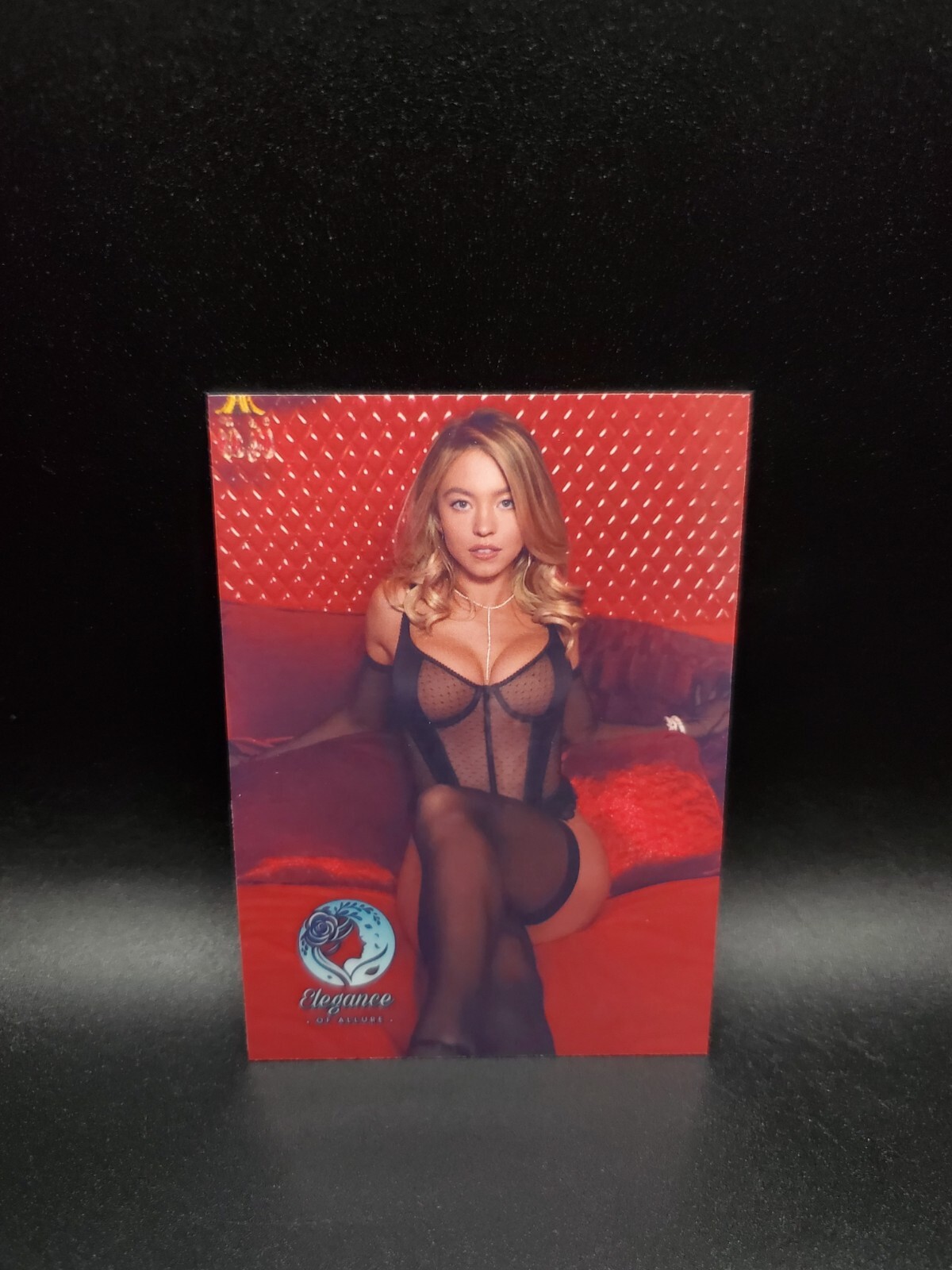 Sydney Sweeney #17 (2025) eXcess Elegance of Allure [Custom ACEO Art Card]