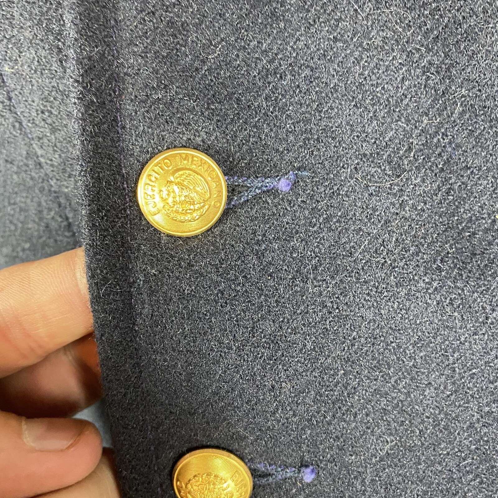 Vintage 70s remake Quality Civil War Mexican Army Jacket Alamo