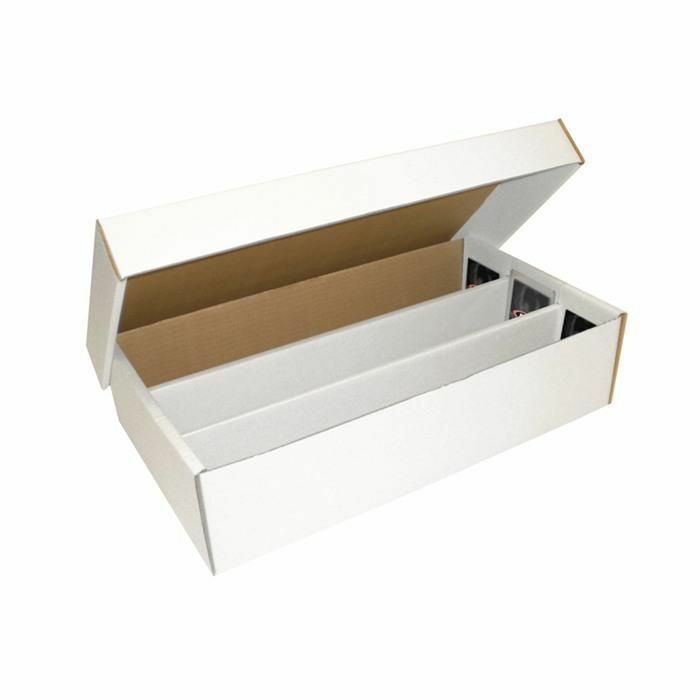 3X BCW Super Shoe Storage Box (3,000 CT.) Holds over 600 3x4 toploads