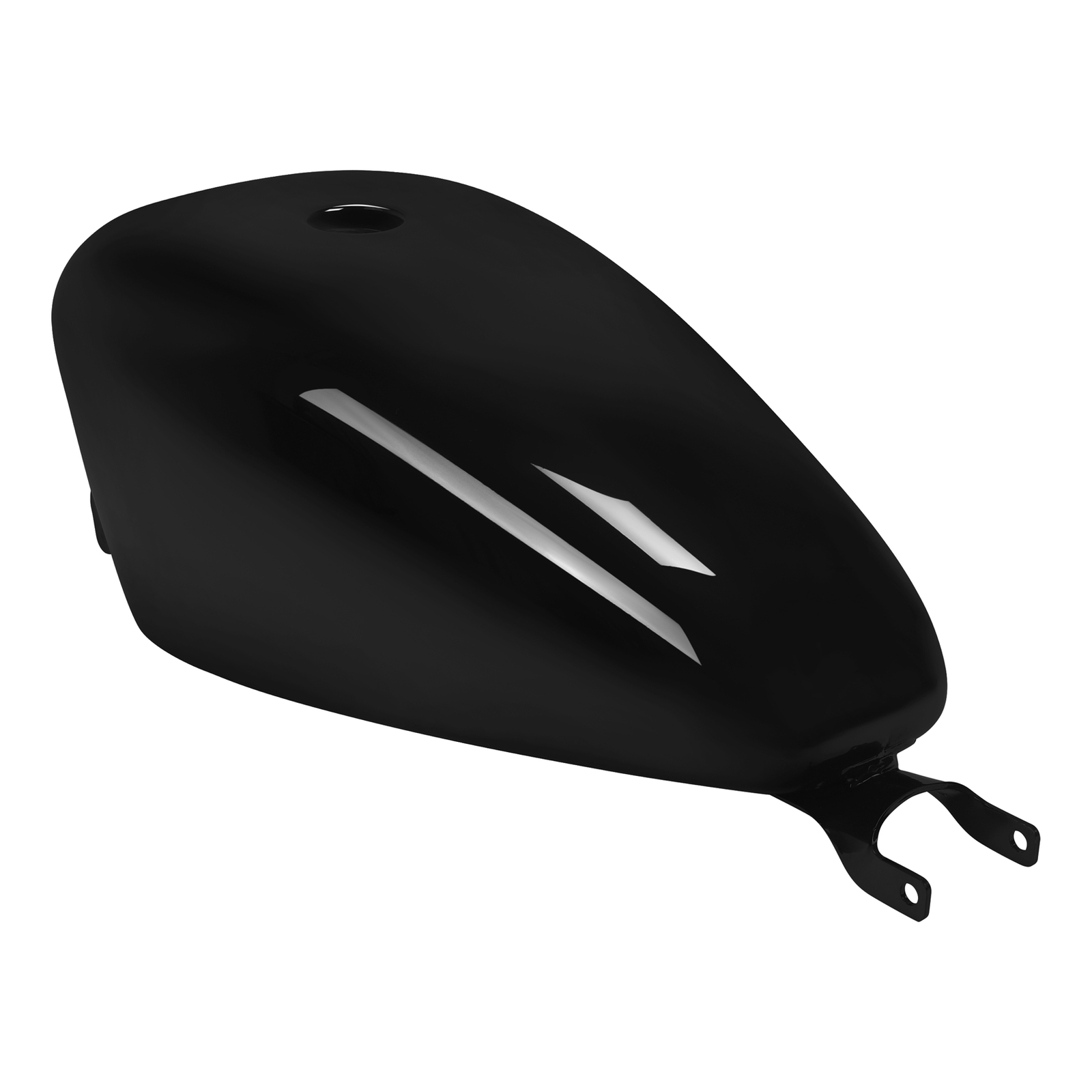 Vivid Black 3.7gal. Fuel Gas Tank Fit For Harley Sportster XL 883 XL1200 2007-22