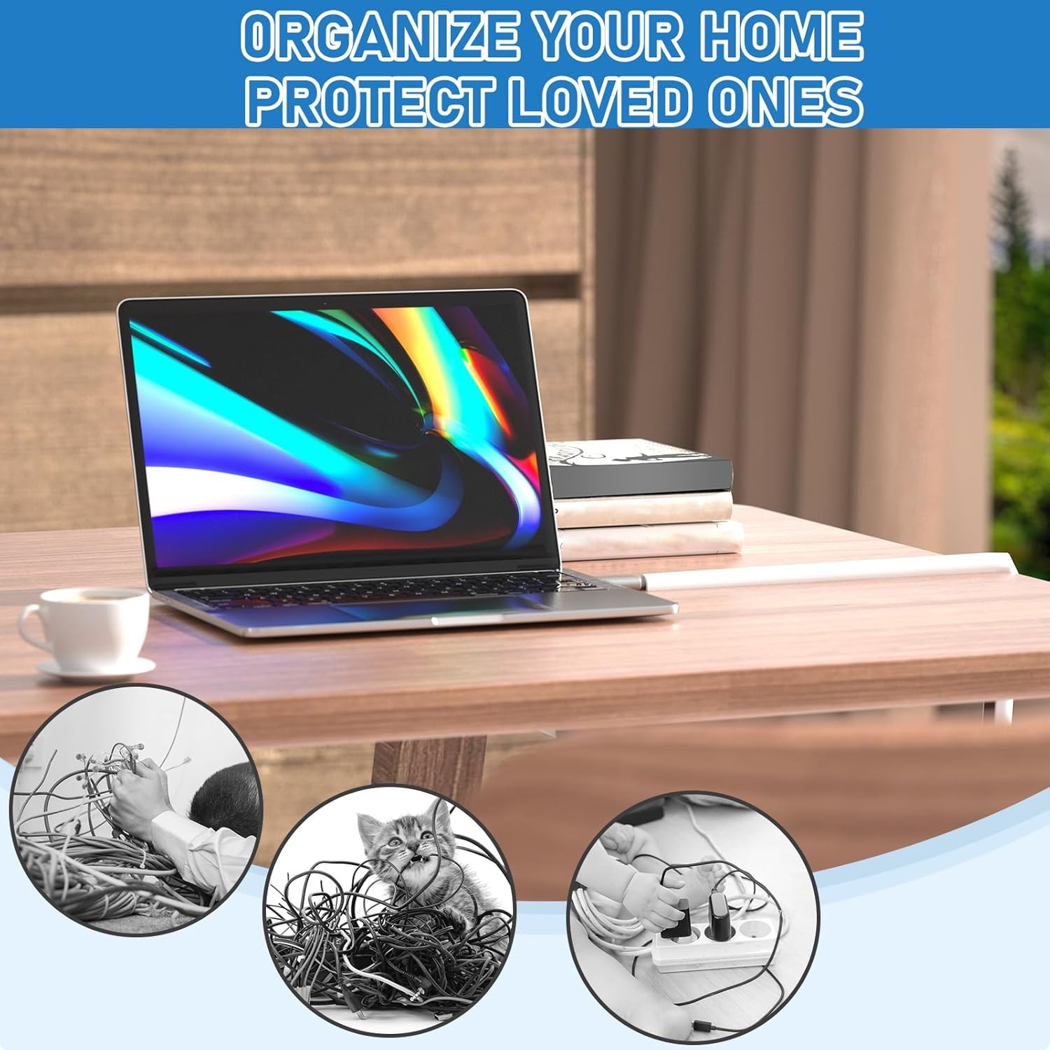 39”-197' Mounted Wall TV Cord Hider Concealer Cable Cord Cover HDMI Cord Hider