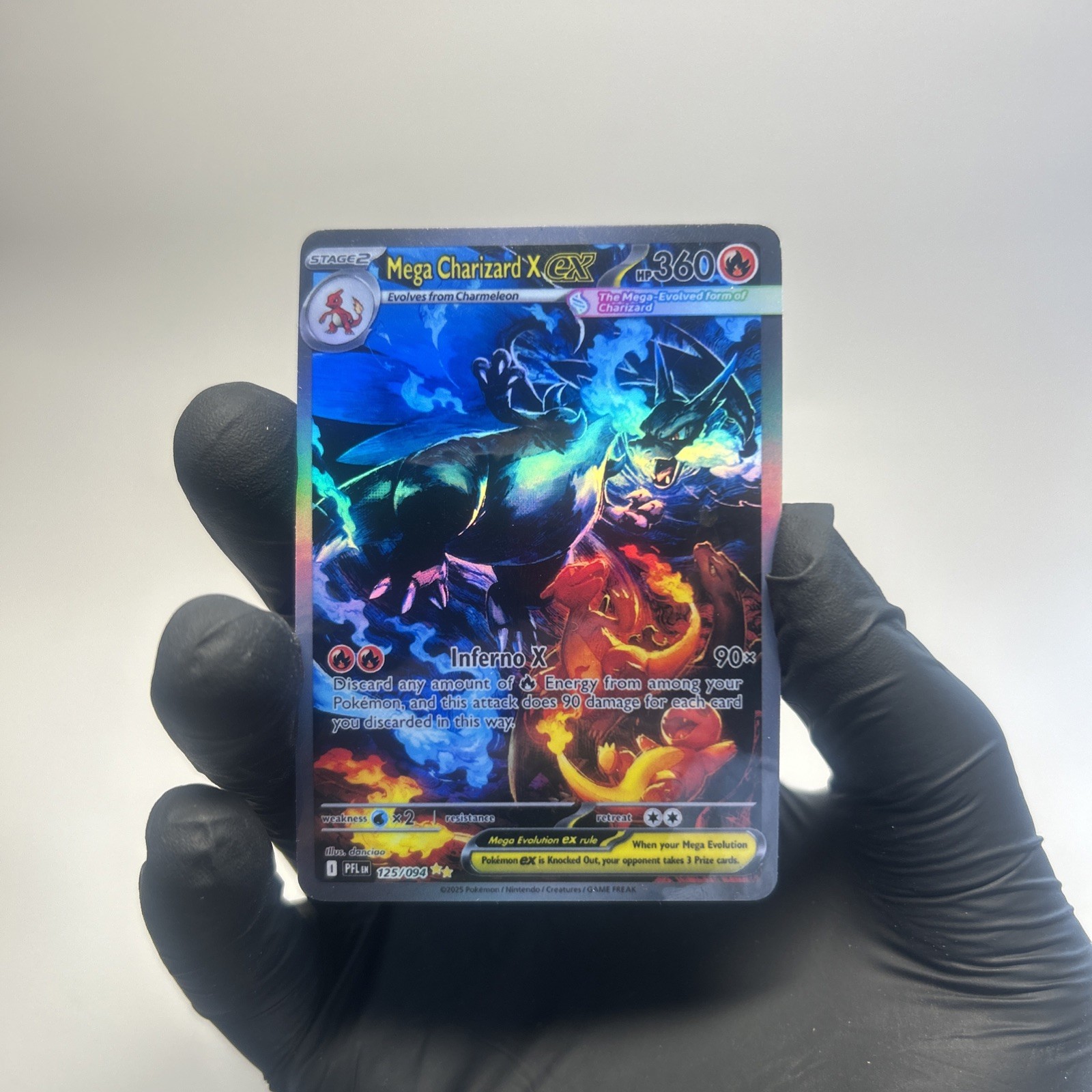 Pokémon Mega Charizard X Ex Holofoil Playtest Card