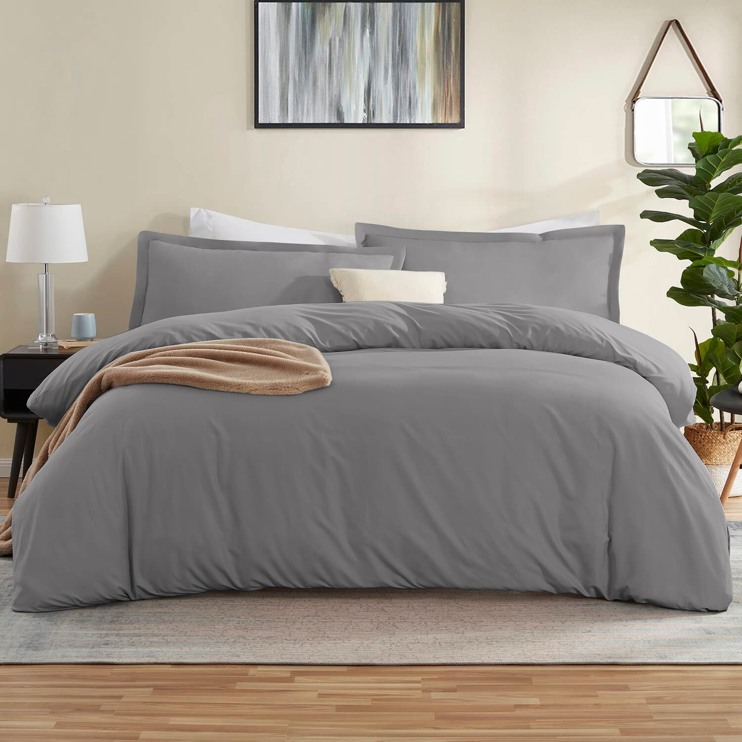 3 Piece Duvet Cover Bedding Set Luxury Comforter Cover Twin Full Queen King Size