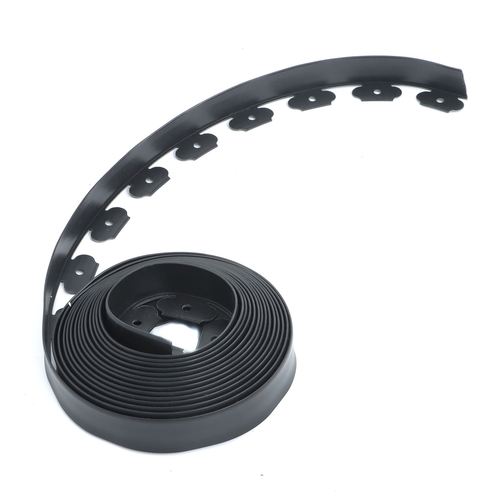 No Dig Lawn Border L-shaped Lawn Garden Edging Kit With Anchoring Spikes Plastic