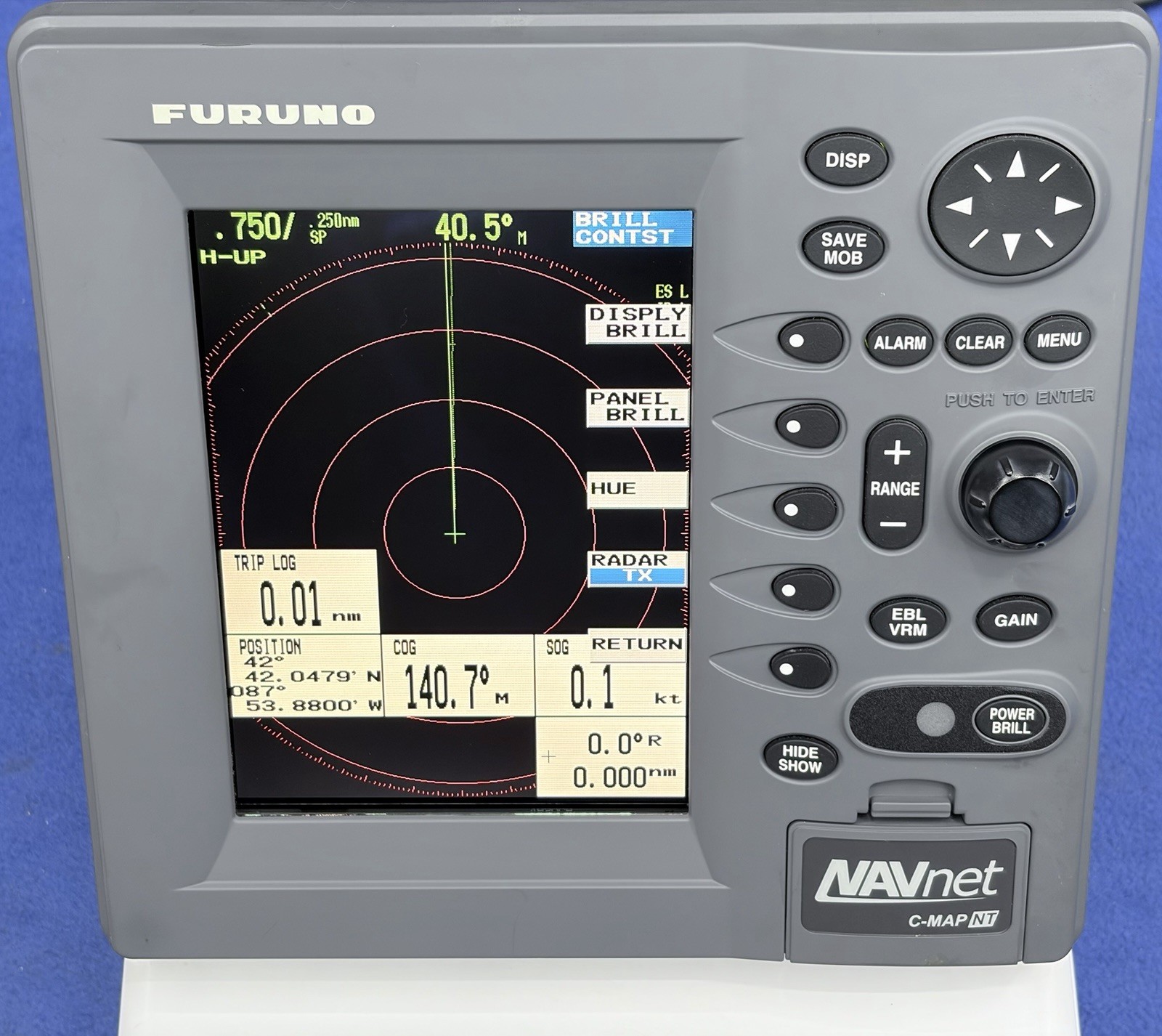 Furuno RDP-143 NavNet 1 Radar C-Map NT Chartplotter Display- Serviced & Tested!