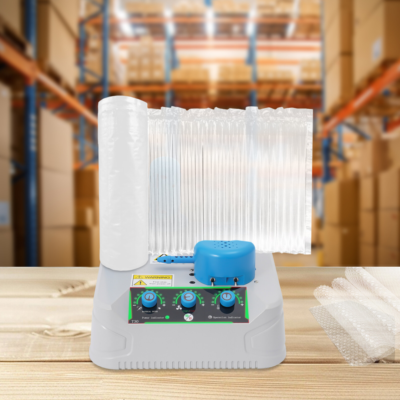 Packaging Air Pillow maker Cushion Bubble Machine filling packaging Wrap Machine