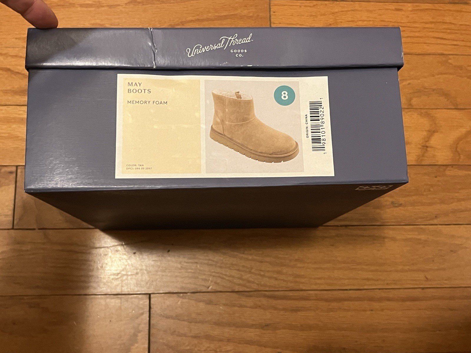 Universal Thread May Faux Suede Booties Tan Size 8 Women