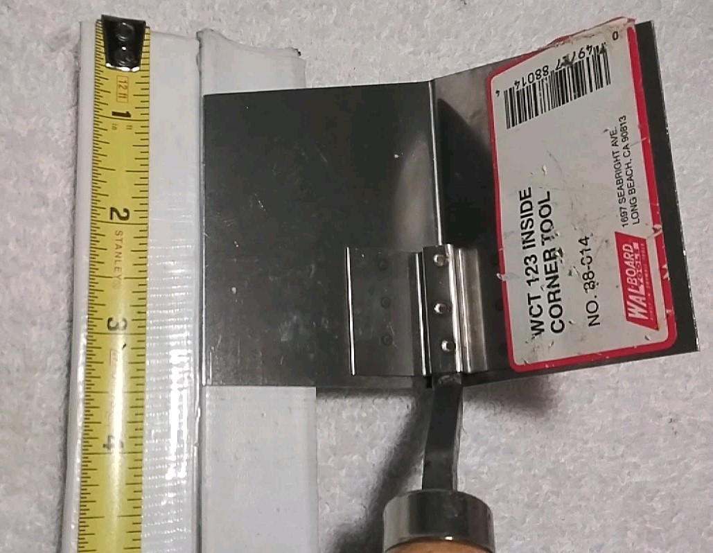 WALL-BOARD 88-014 123 INSIDE STAINLESS STEEL CORNER TOOL USA 🇺🇸