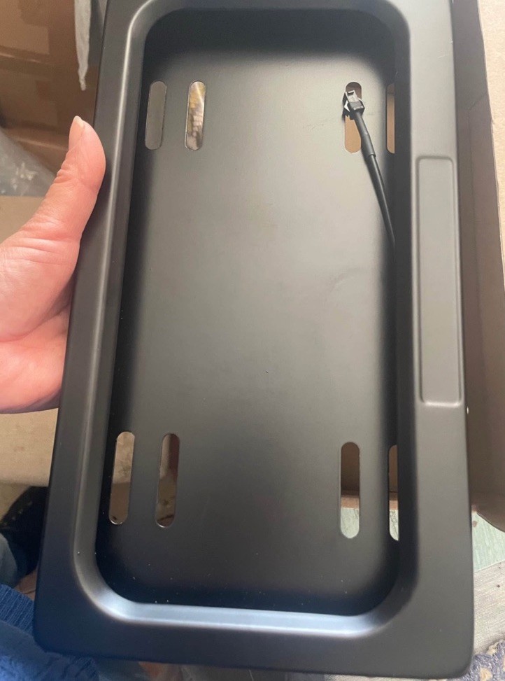 License plate holder (with rain cover)