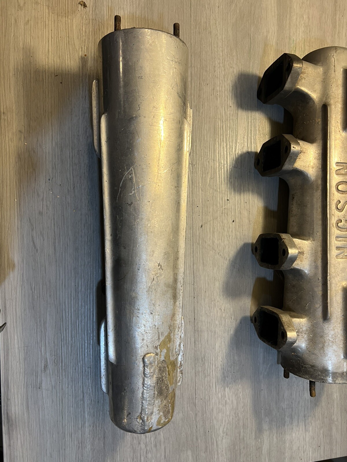 Vintage Nicson marine exhaust logs exhaust manifold Ford FE 427 390