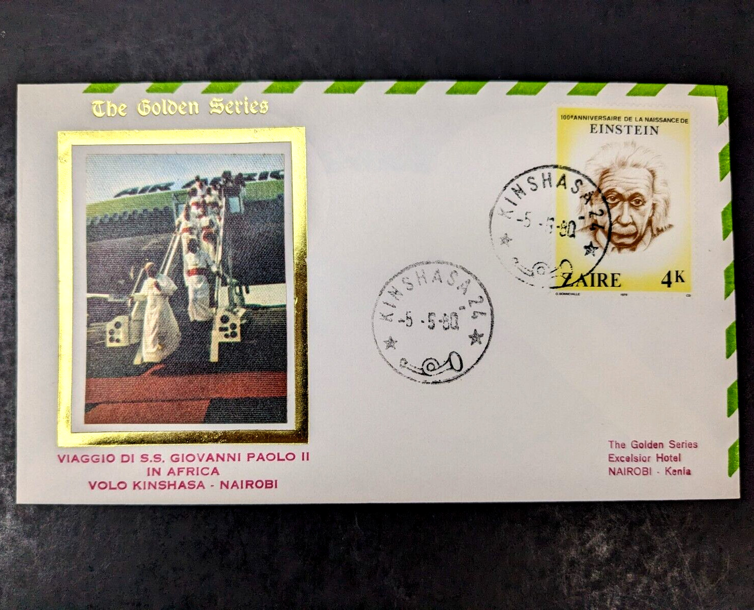 Pope John Paul II, The Golden Series Trip to African Countries Covers, Stamps