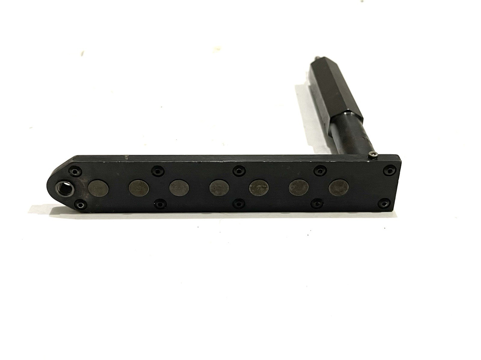 Magnavon Flat Long Pancake Drill Adapter 1/4-28 Threaded Aircraft Tool