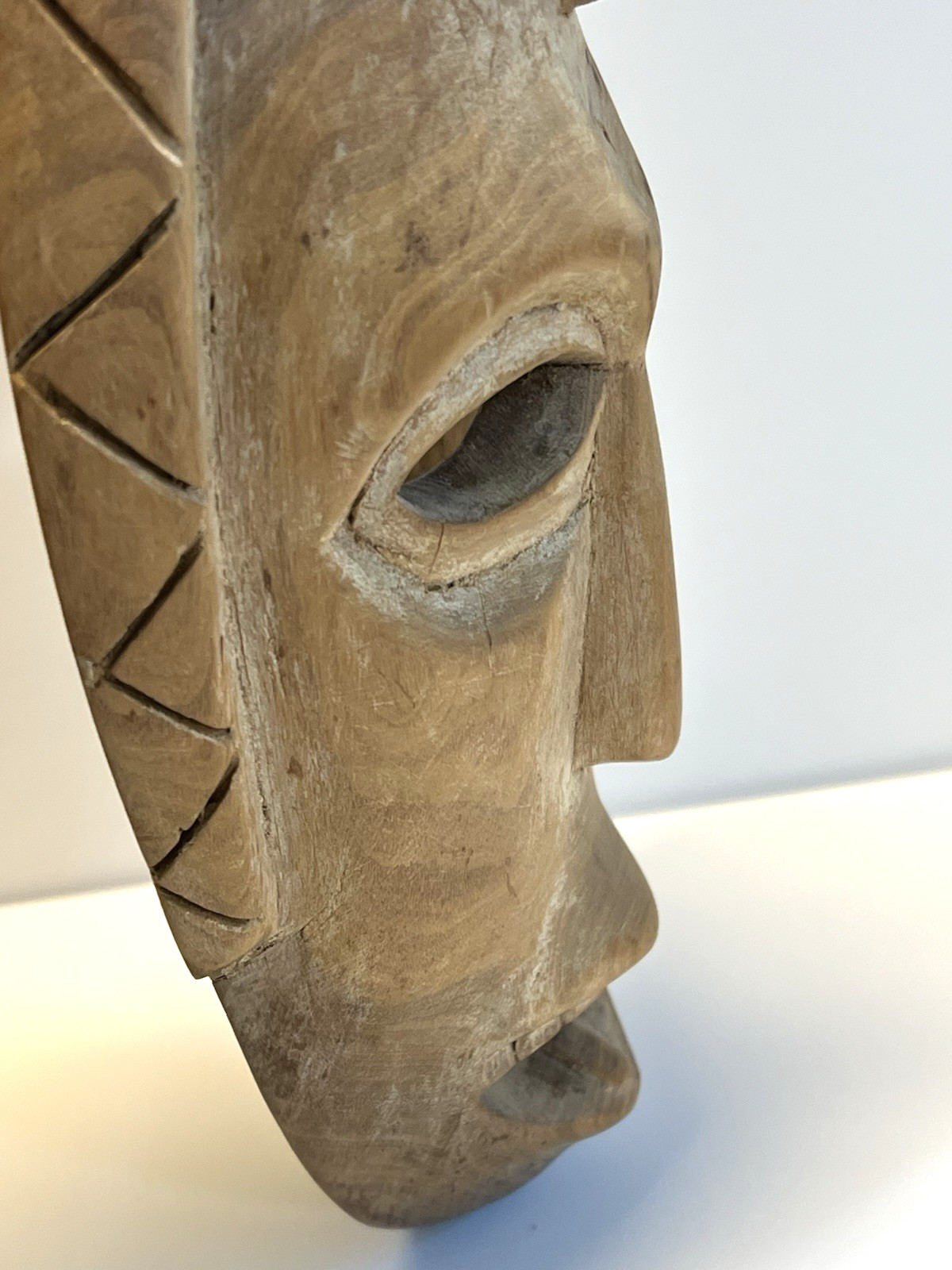 Antique Authentic Early Cherokee Booger Mask; Ca. 1900