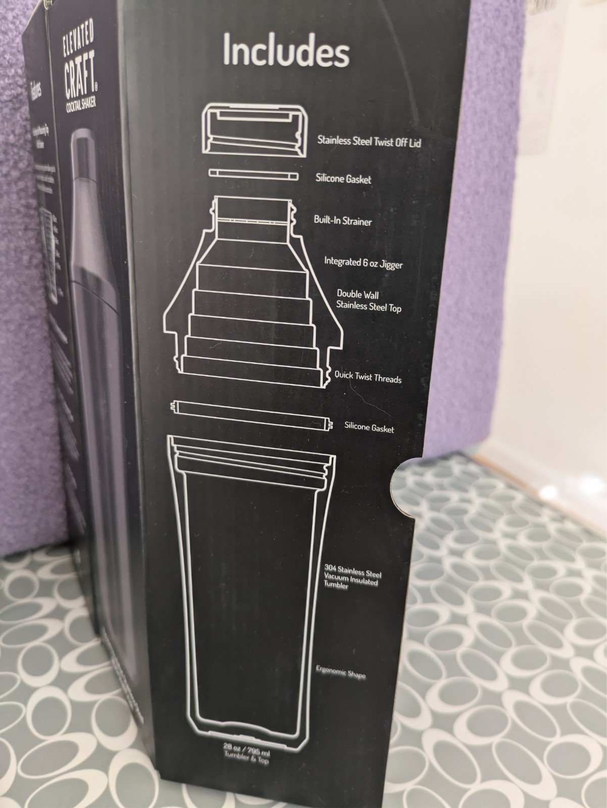 Elevated Craft Cocktail Shaker