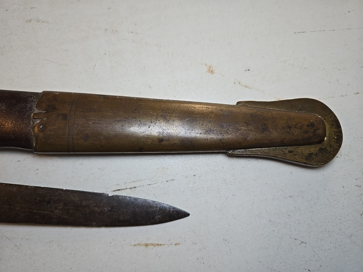 Civil War Model 1850 Foot Officers Sword with Scabbard, Used