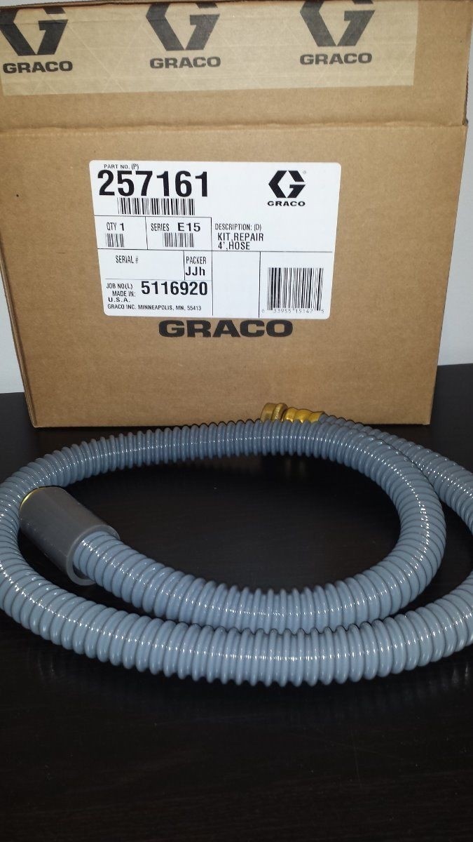 Graco HVLP Super Flex Whip Air Hose  4ft 257161