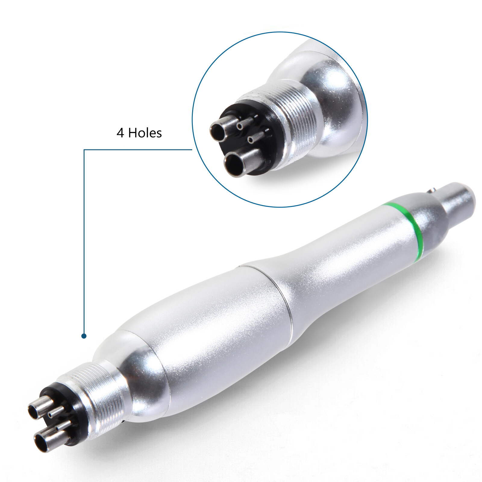 Dental Hygiene Prophy Handpiece Air Motor 4Holes & 4:1 Nose Cone 360° Swivel