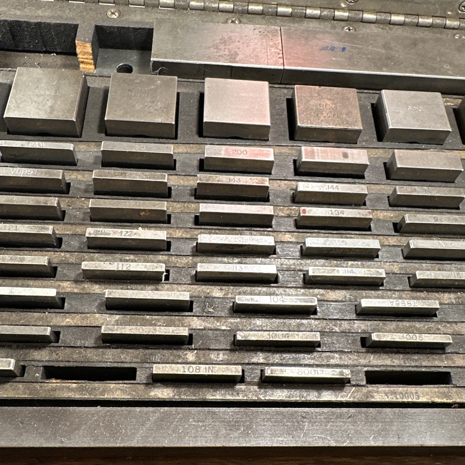 Vintage Starrett Webber 613A Model SS81A1X GR 3 Gage Block Set 95 Plus Pieces