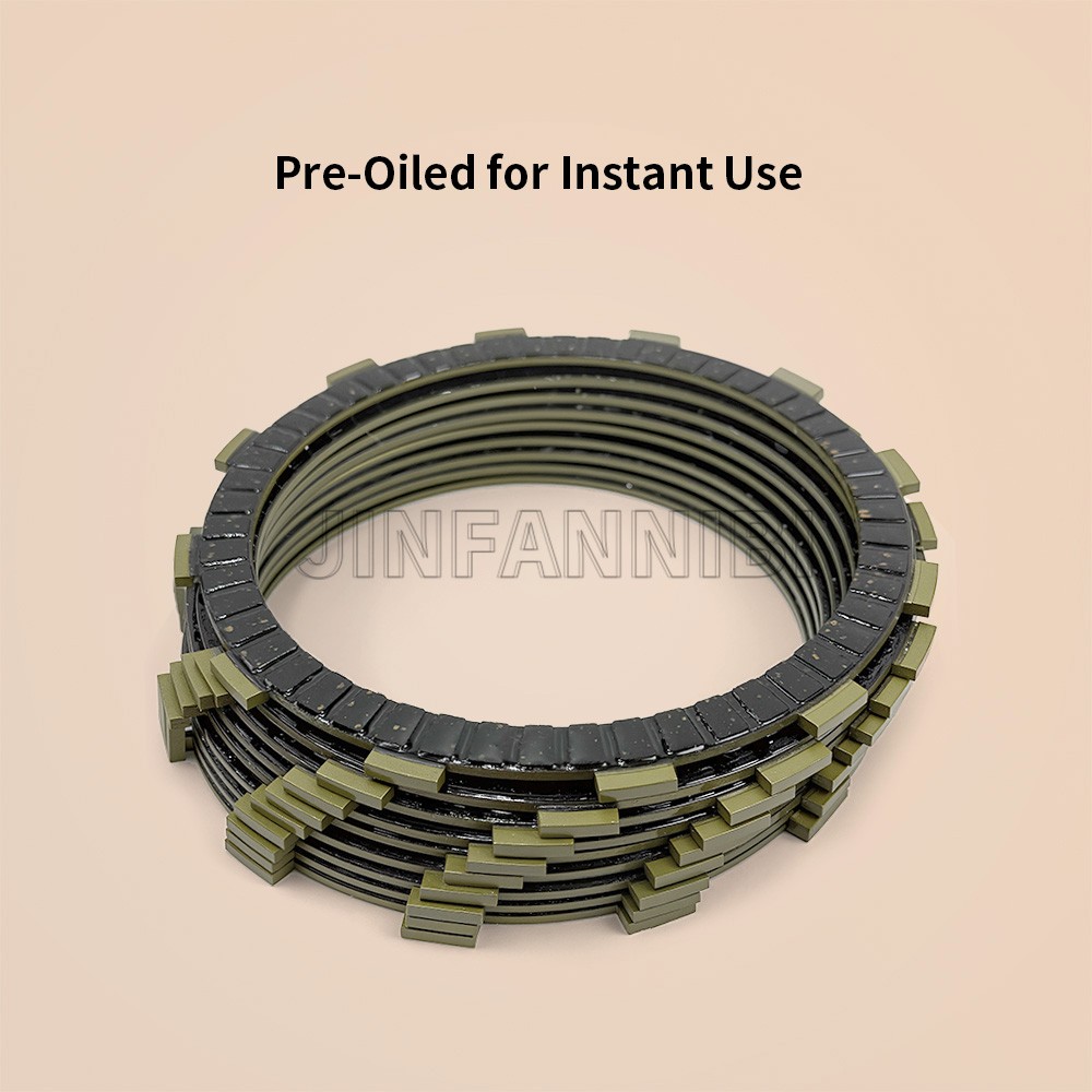 Clutch Friction Plates for Harley Softail Fat Boy Dyna FXDL Electra Street Glide