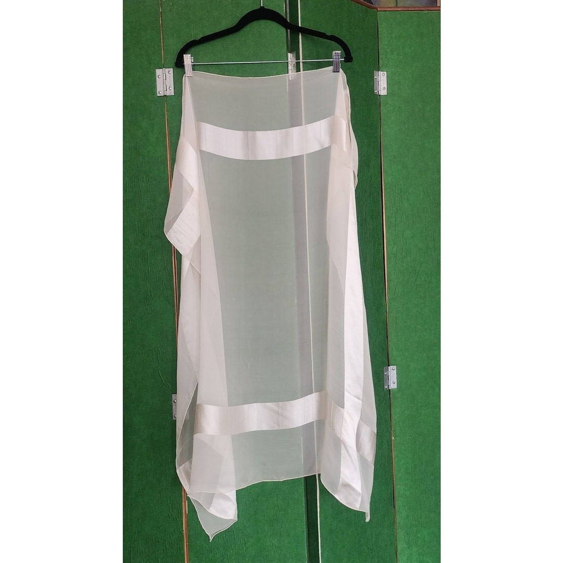 VTG 50s Christian Dior COLIFICHETS Scarf Cream Silk Square Rare Museum Archive