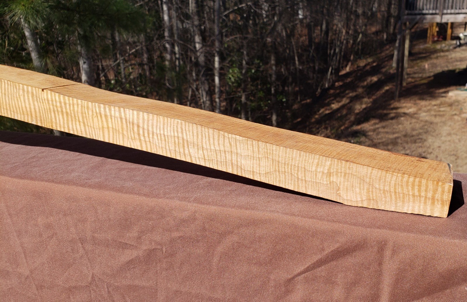 🔥 EXTRA CURLY TIGER MAPLE FULLSTOCK BLANK SLAB MUZZLELOADER LONGRIFLE HAWKEN