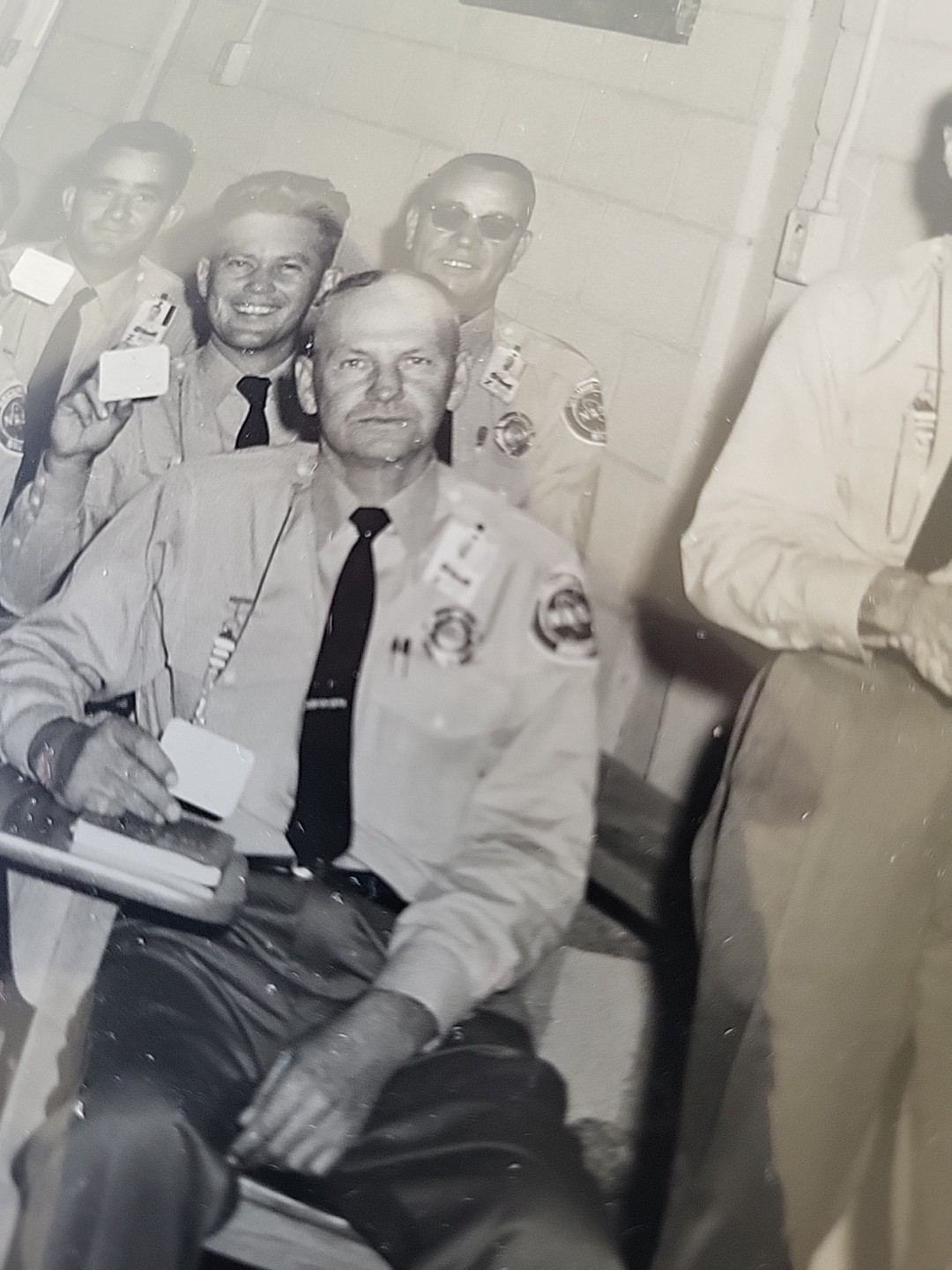 1965 NASA SECURITY BRANCH VECTOR MEATBALL + HAYES AEROSPACE SECURITY PATCHES