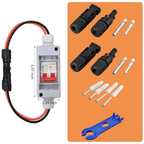 Solar Panel Disconnect Switch DC 500V 32Amp with PV Connector Miniature