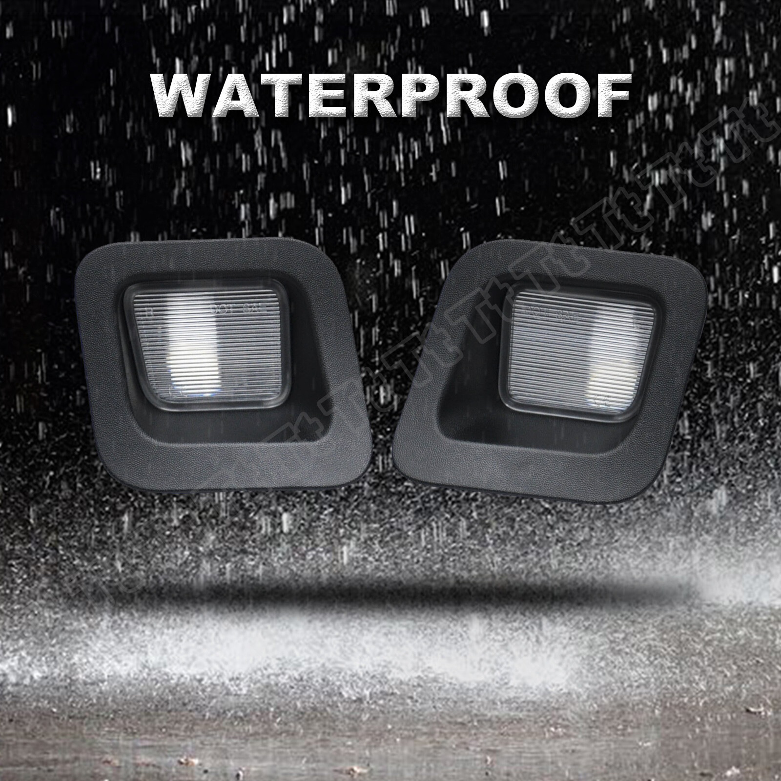 OE License Plate Light Housing Replacement For 2002-18 Dodge RAM 1500 2500 3500