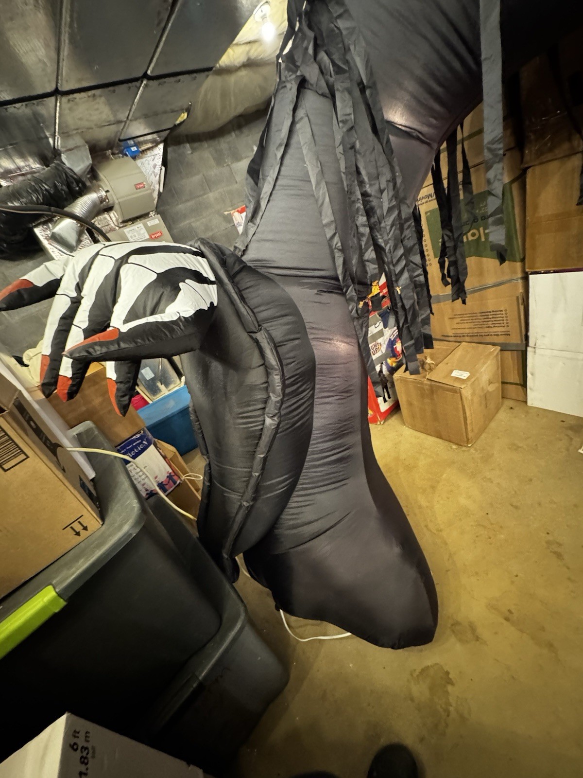 Gemmy Airblown Inflatable 9ft Grim Reaper Archway Halloween Decor