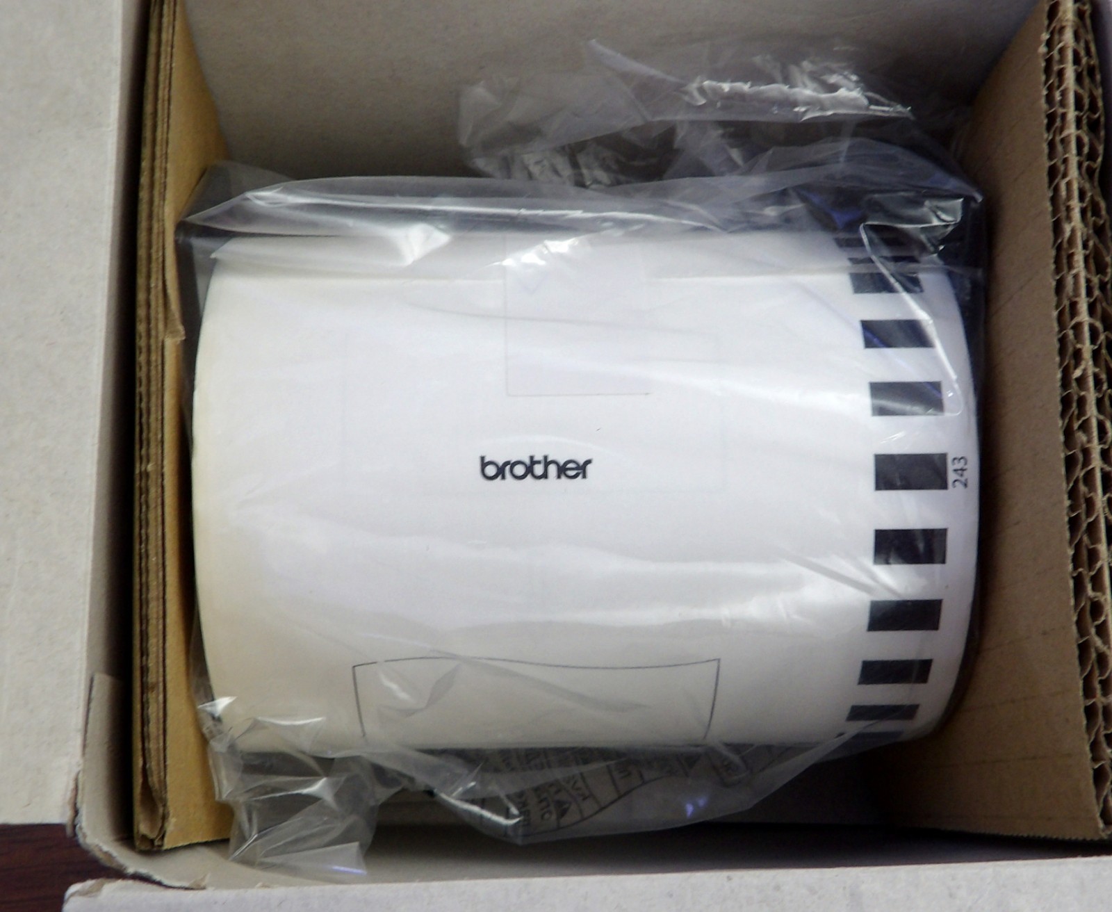 Brother DK-2243 4" x 100' Continuous Roll Paper Tape GENUINE OEM DK2243