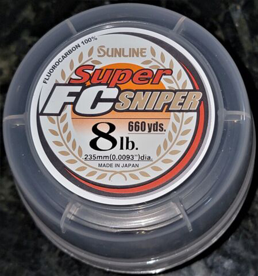 Sunline FC Sniper Fluorocarbon Clear Fishing Line 660 YD Bulk Spool Any LB Test