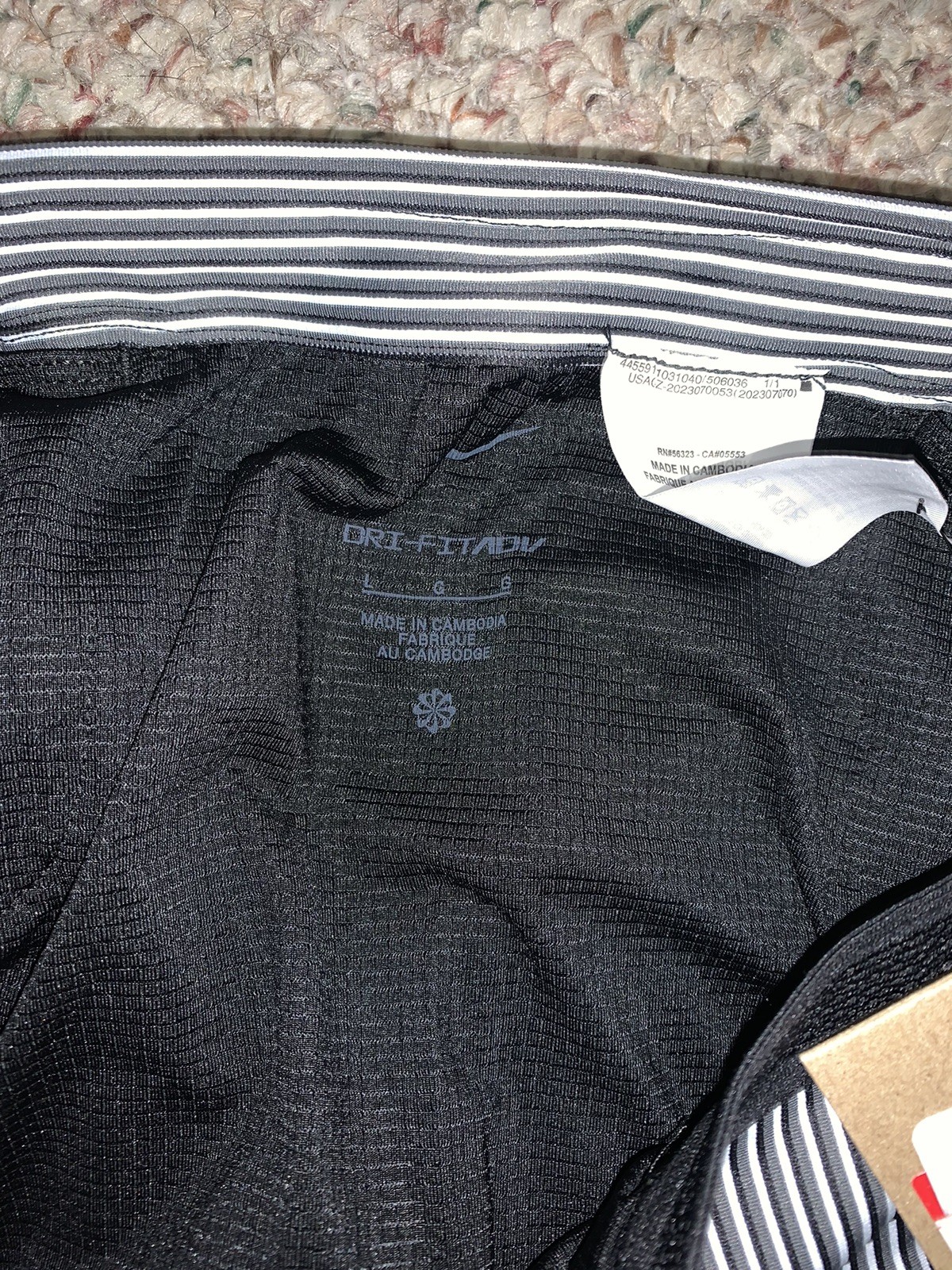 Nike Men's Aeroswift Dri-FIT ADV Tights 1/2 Length Running FN3369-013 Sz L