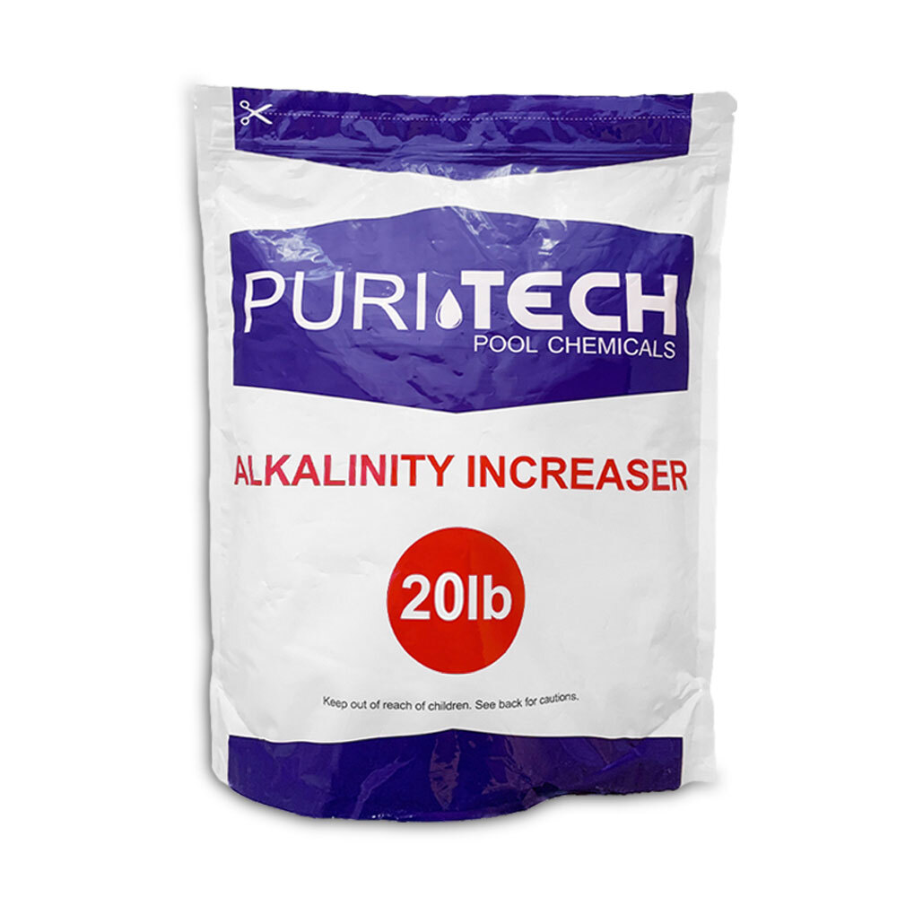 Puri Tech 20lb Total Alkalinity Increaser Sodium Bicarbonate for Swimming Pools