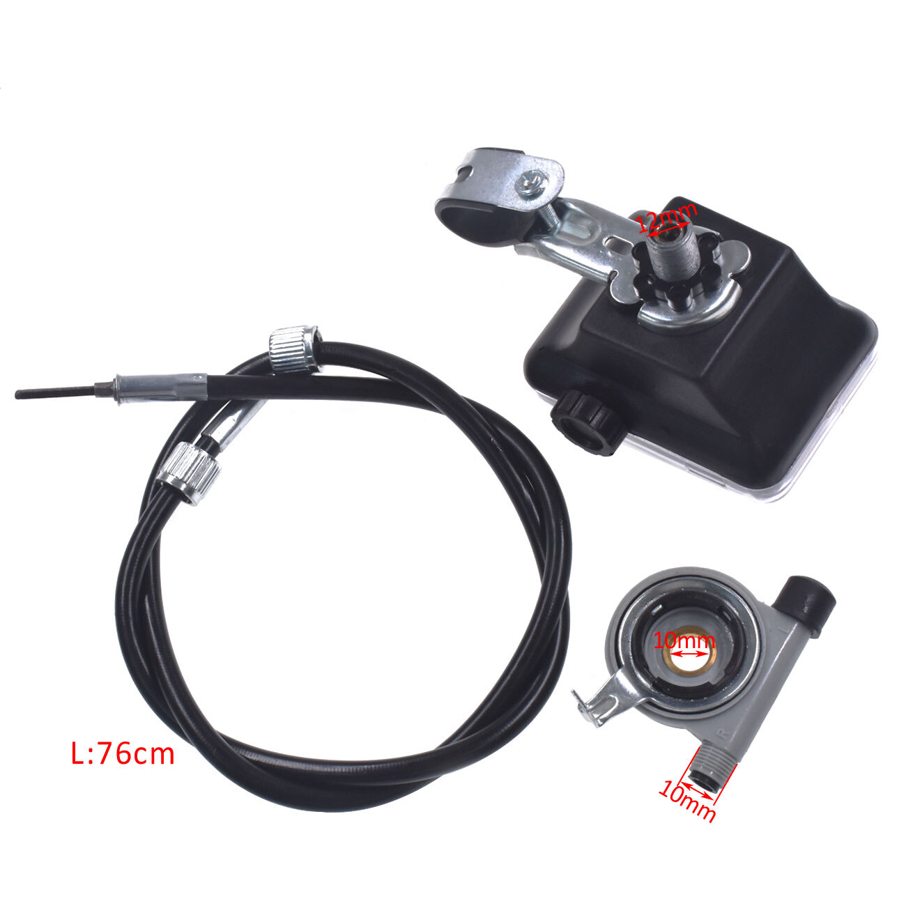 26" Wheel Vintage Universal Bicycle Bike Speedometer Motorized Mechanical