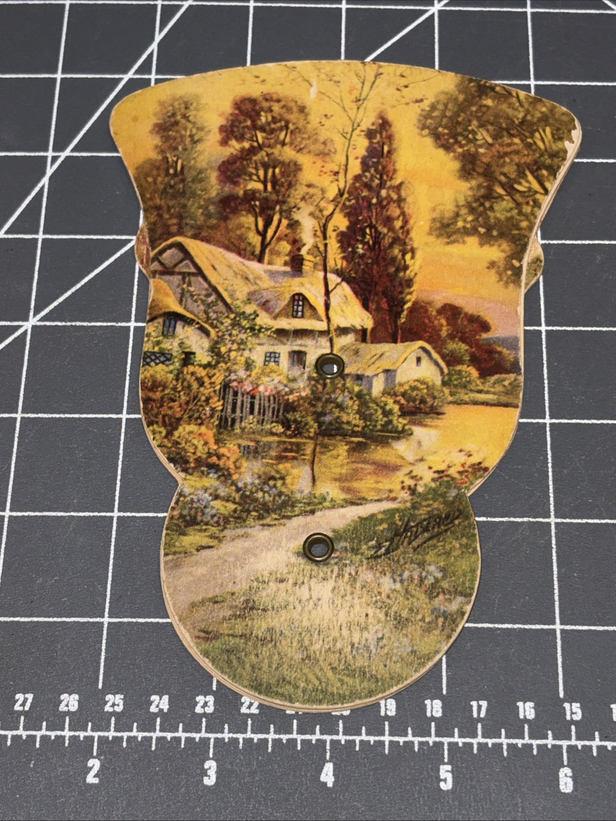 Vintage Lot Of 3 Advertising Cardboard Handheld Fans