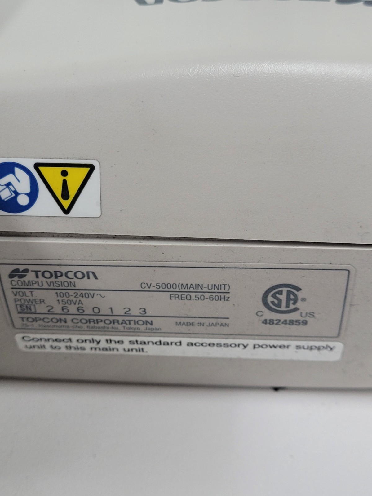 Topcon Compu Vision CV-5000 Refractor Head