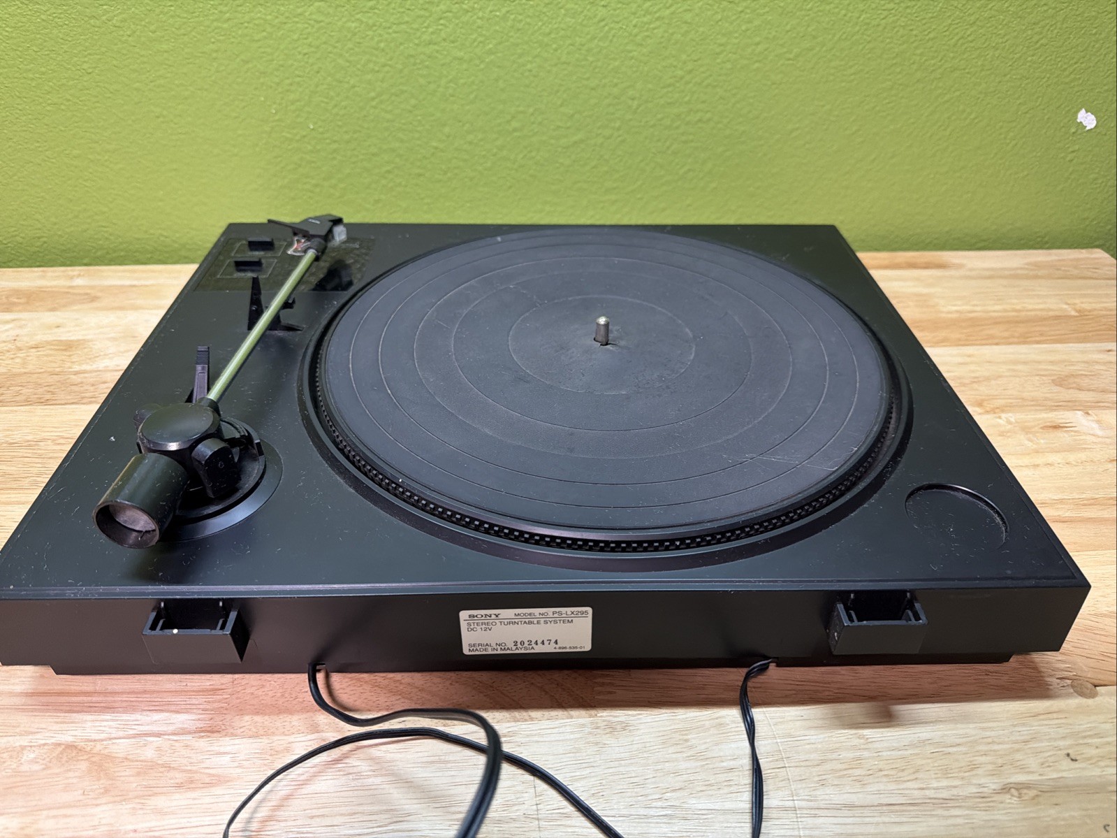 Sony Automatic Stereo Turntable System Ps-LX295 Untested